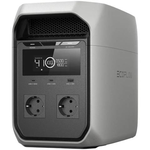Other - EcoFlow DELTA 3 Classic Portable Power Station, Capacity: 1024Wh, AC Output: 1800W total (surge 3600W), Number outlets 5 (2 AC Outlets, 1 USB-A Fast Charge, 2 USB-C), Mobile App, X-Boost, IP65