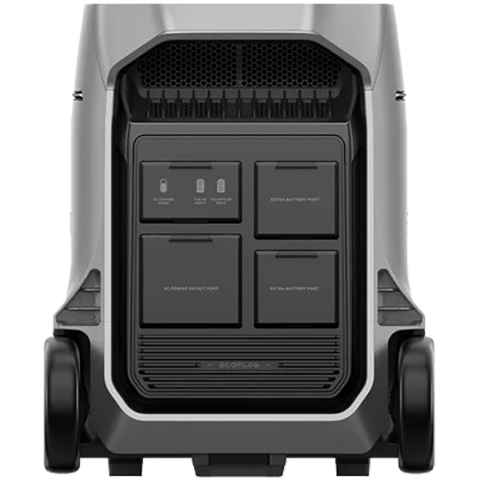 EcoFlow DELTA PRO 3 Portable Power Station, Capacity: 4096Wh, X-Boost Output 6000W, AC Output: 4000W total, Number outlets 12 (7 AC Outlets, 2 USB-A Fast Charge, 2 USB-C, 12V DC Output), Mobile App, B [2]