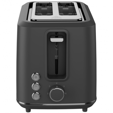 Electric Toaster, Grey, 220-240V, 50-60Hz, 920-1080W, 2 slots, 3 modes, 7 browning levels [2]