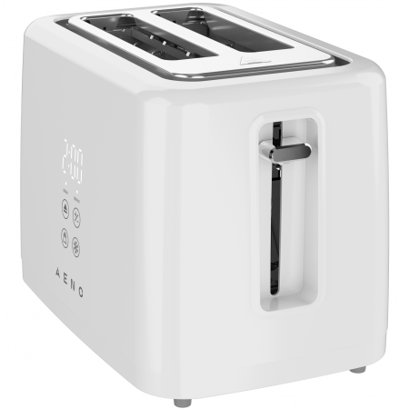 Electric Toaster, White, 220-240V, 50-60Hz, 780-930W, 2 slots, 3 modes, 7 browning levels [1]