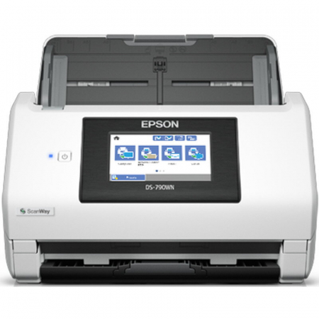 Scannere - Scanner Epson DS-790WN, dimensiune A4, tip sheetfed, viteza scanare: 45ppm alb-negru si color, rezolutie optica 600x600dpi, ADF Single Pass 50 pagini, duplex, senzor CCD, Scan to Email, Scan to Email, Scan to FTP, Scan to Microsoft SharePoint®, Scan to Web folders, Scan to Network folders, Scan to
