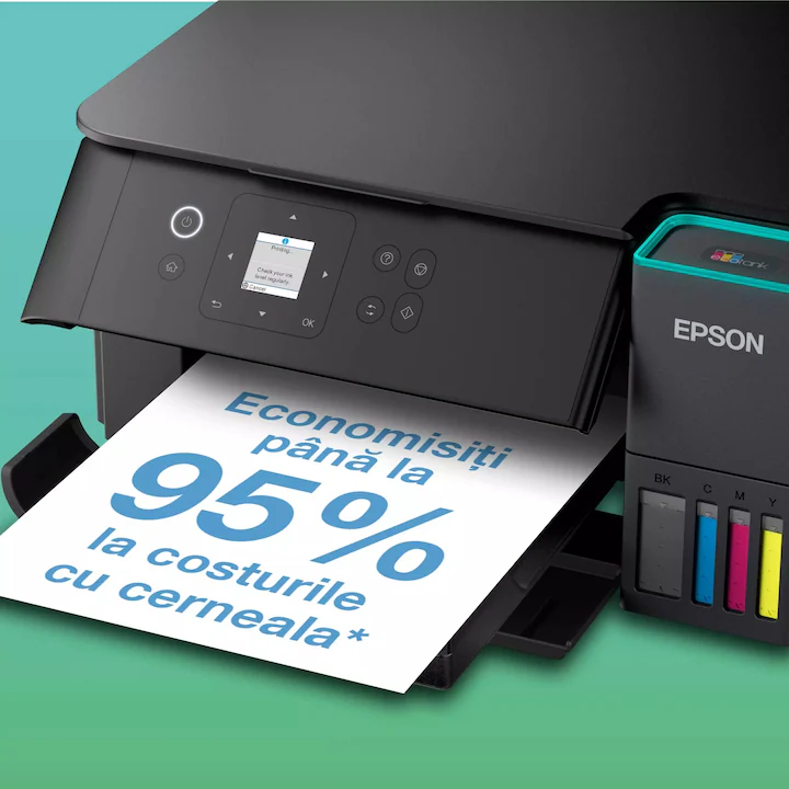 Multifunctional inkjet CISS Epson EcoTank L4360 A4 Wi-Fi Duplex Negru (C11CL41408) - EPSON [3]