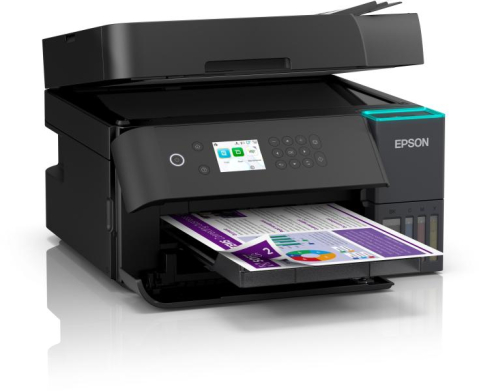 Multifunctional inkjet CISS Epson EcoTank L6370 A4 Wi-Fi Duplex Negru (C11CL43403) - EPSON [1]