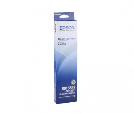 Ribbon - Ribbon Epson S015637, negru, pentru Epson FX-80, FX-80+, FX-800, FX-85, FX-850, FX-870, FX-880, FX-880-FDW, FX-880+, LX-300, LX-300+, LX-300+II, LX-400, LX-800, LX-810, LX-850, LX-860, MX-80, MX-82, RX-80