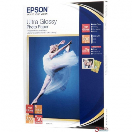 Hartie foto - Hartie foto Epson S041944, dimensiune 13x18cm, 50 coli, tip ultra glossy, greutate 300g/m2