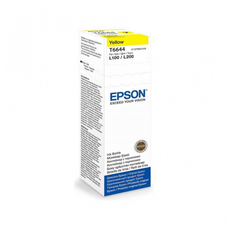 L555 - Flacon cerneala Epson T6644,  Yellow (Galben), Original, 70ml
