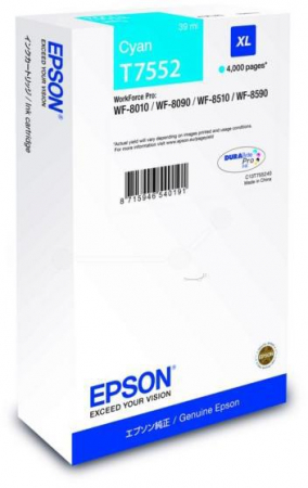 Epson - Cartus cerneala Epson Cyan T755240