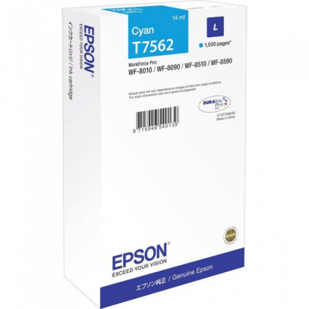 Epson - EPSON T75624 CYAN INKJET CARTRIDGE
