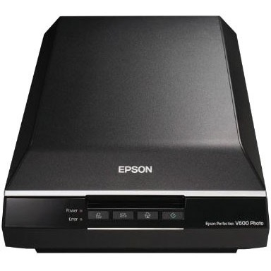 Scannere - Scanner Epson Perfection V600 Photo, dimensiune A4, tip flatbed, viteza scanare: 25 s/pagina color 600dpi, 11s/pagina alb-negru, rezolutie optica 6400x9600dpi, senzor CCD, scanare film foto, software : ABBYY FineReader Sprint 8.0 (MacOS), ABBYY FineReader Sprint 9.0 (Windows), ArcSoft Scan-n-Stitch