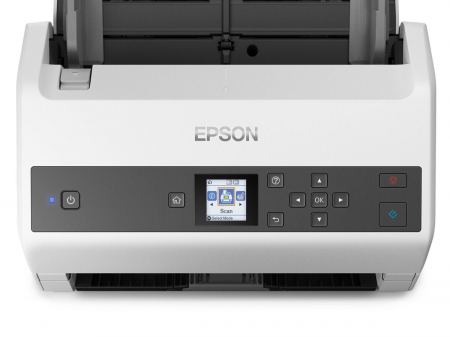 Imprimante & Multifunctionale & Plottere & Scannere - Scanner Epson WorkForce DS-970, dimensiune A4, tip sheetfed, viteza scanare: 85 ppm mono si color, ADF 100 coli, rezolutie optica 600 X 600dpi, duplex, senzor CIS, tehnologie LED, Scanare catre BMP, JPEG, TIFF, multi-TIFF, PDF, searchable PDF, PDF/A, PNG, Software inclus: Document Capture Pro 2.0,