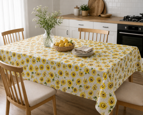 NOD_products - Fata de masa Sunflower 140X180 cm,PEVA