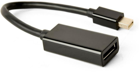 Monitoare - Adaptor Mini DisplayPort la DisplayPort Gembird A-MDPM-DPF4K-01 4K negru