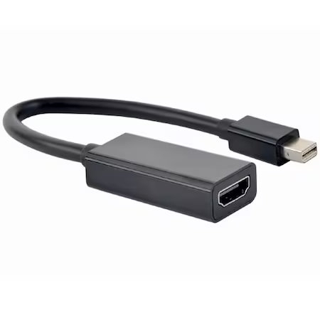 TV - Adaptor video Gembird A-MDPM-HDMIF4K-01, Mini DisplayPort tată la HDMI mamă, 4K, Negru
