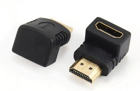 Periferice PC - Adaptor HDMI Gembird A-HDMI90-FML, unghiular 90 grade, jos