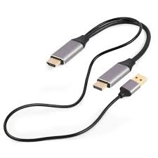 Cabluri & Adaptoare - Cablu adaptor activ Gembird HDMI (tată) la DisplayPort (tată), 4K, 2m, Negru (A-HDMIM-DPM-01)