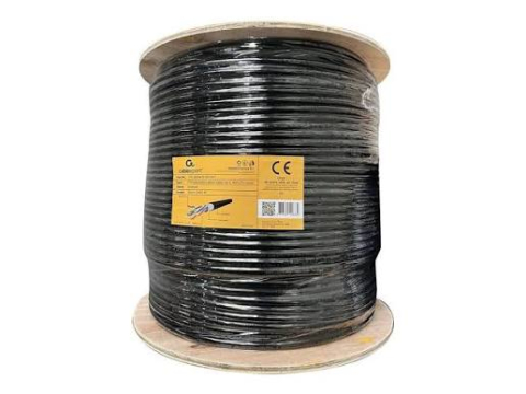 Cabluri retea - Cablu de retea GEMBIRD FTP Cat6, Outdoor (Gel filled), 305m, Negru
