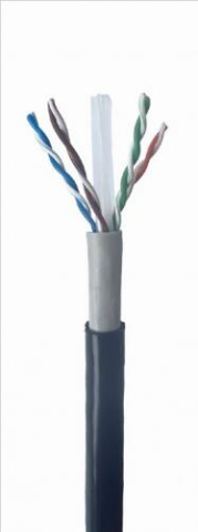 Cabluri retea - Cablu de retea GEMBIRD UTP Cat6, Outdoor (Solid), 305m, Negru