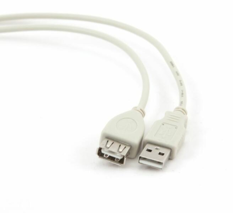 Accesorii PC - Cablu prelungitor USB 2.0 Gembird CC-USB2-AMAF-75CM 0.75m