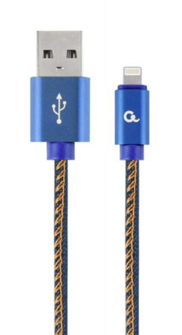 Accesorii PC - Cablu USB la Lightning Gembird CC-USB2J-AMLM-2M-BL 2m albastru