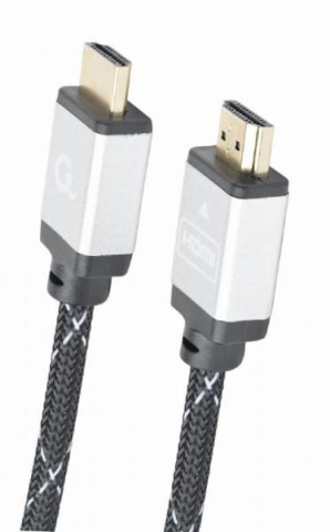 Periferice PC - Cablu video Gembird High Speed HDMI cu Ethernet, Seria Select Plus, 7.5m, Negru (CCB-HDMIL-7.5M)