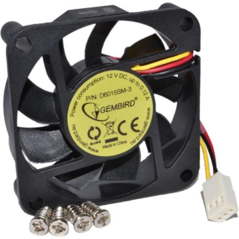 Ventilatoare PC - Ventilator carcasa Gembird D6015SM-3 60x60x15 mm