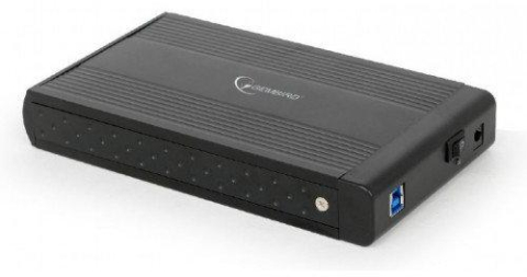 Carcasa externa HDD Gembird EE3-U3S-3 3.5 inch SATA USB 3.0 aluminiu negru [0]