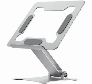 Laptopuri - Suport reglabil pentru laptop Gembird NBS-D1-03, Pliabil, Aluminiu, Argintiu
