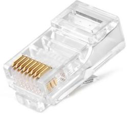 Conectori & mufe retea - Set 100 Mufe modulare neecranate Gembird PLUG3UP6/100 RJ45 Cat6