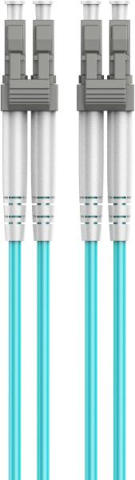 Cabluri retea - Cablu Fibra Optica GEMBIRD, Multimode Duplex OM4, LC/LC, 0.5m
