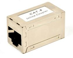 Conectori & mufe retea - Cuplor retea (in-line coupler) Gembird Cat6 FTP RJ45 ecranat (NCA-LC6S-01)