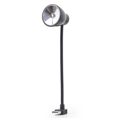 Lifestyle & ingrijire personala - Lampa LED de birou/notebook Gembird USB, Flexibilă, Negru (NL-02)