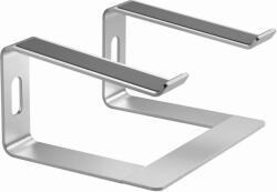 Laptopuri - Suport ergonomic pentru laptop Gembird NBS-D1-01, Reglabil, Aluminiu, Argintiu