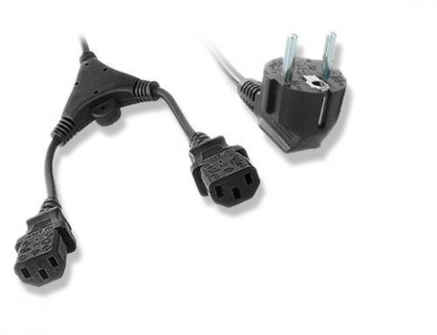 Cabluri de alimentare & prelungitoare - Cablu Alimentare Tip Y (Splitter), GEMBIRD PC-186-ML6, 1.8 metri