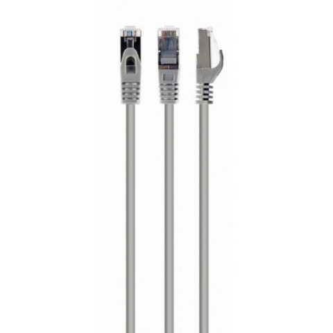 Cabluri retea - Patchcord rețea Gembird Cat. 6A S/FTP, LSZH, 30m, Gri (PP6A-LSZHCU-30M)