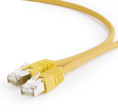 Cabluri retea - Cablu de retea GEMBIRD S/FTP Cat. 6A, LSZH, 5m, Galben