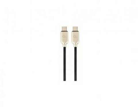 Cabluri Usb & Thunderbolt - Cablu de încărcare și date Gembird USB-C la USB-C, Power Delivery 60W, 1m, Negru (CC-USB2PD60-CMCM-1M)