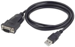 Cabluri Usb & Thunderbolt - Convertor USB la port Serial (RS-232) Gembird, DB9M, Negru (UAS-DB9M-02)