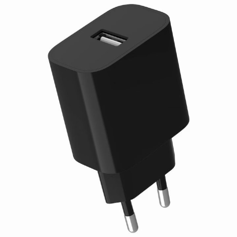 Telecom & Wearables - Încărcător universal de perete Gembird TA-UC-1A12-01-BK, 1x USB, 2.4A, Negru
