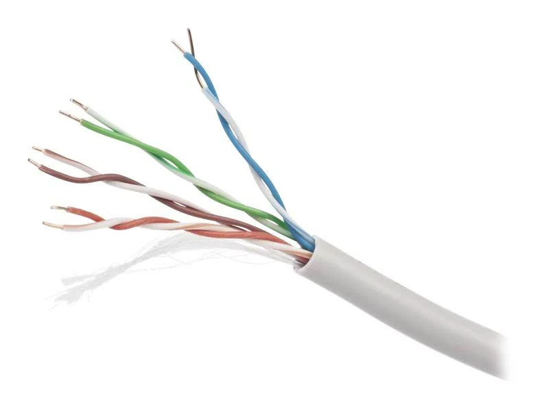 Cabluri retea - Rola cablu de retea UTP Cat. 5e Solid, 305m, Gri - GEMBIRD (UPC-5004E-SO)