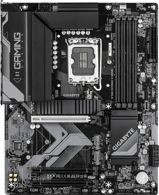 Placa de baza GIGABYTE B760 GAMING X GEN5, Socket LGA1700, 4 x DDR5, 4 x SATA, 3 x M.2 (B760 GAMING X GEN5) - GIGABYTE [1]