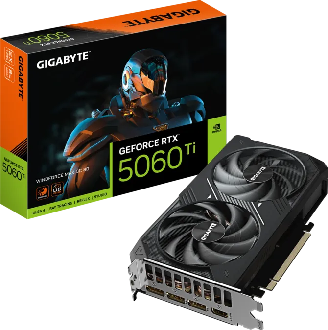 Placi video - Placa video GIGABYTE GeForce RTX 5060 Ti WINDFORCE MAX OC 8GB GDDR7 (GV-N506TWF2MAX OC-8GD) - GIGABYTE
