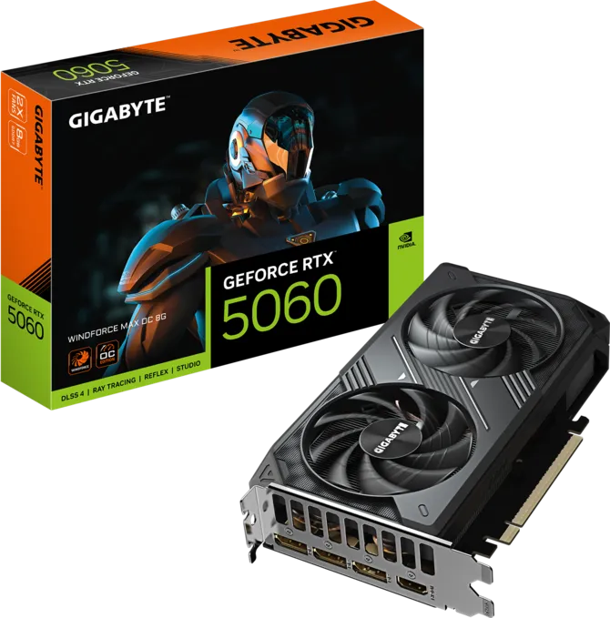 Placi video - Placa video GIGABYTE GeForce RTX 5060 WINDFORCE MAX OC 8GB (GV-N5060WF2MAX OC-8GD) - GIGABYTE