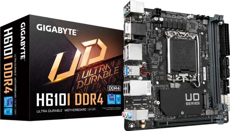 Componente - Placa de baza GIGABYTE H610I DDR4 LGA 1700 ITX (H610I DDR4) - GIGABYTE