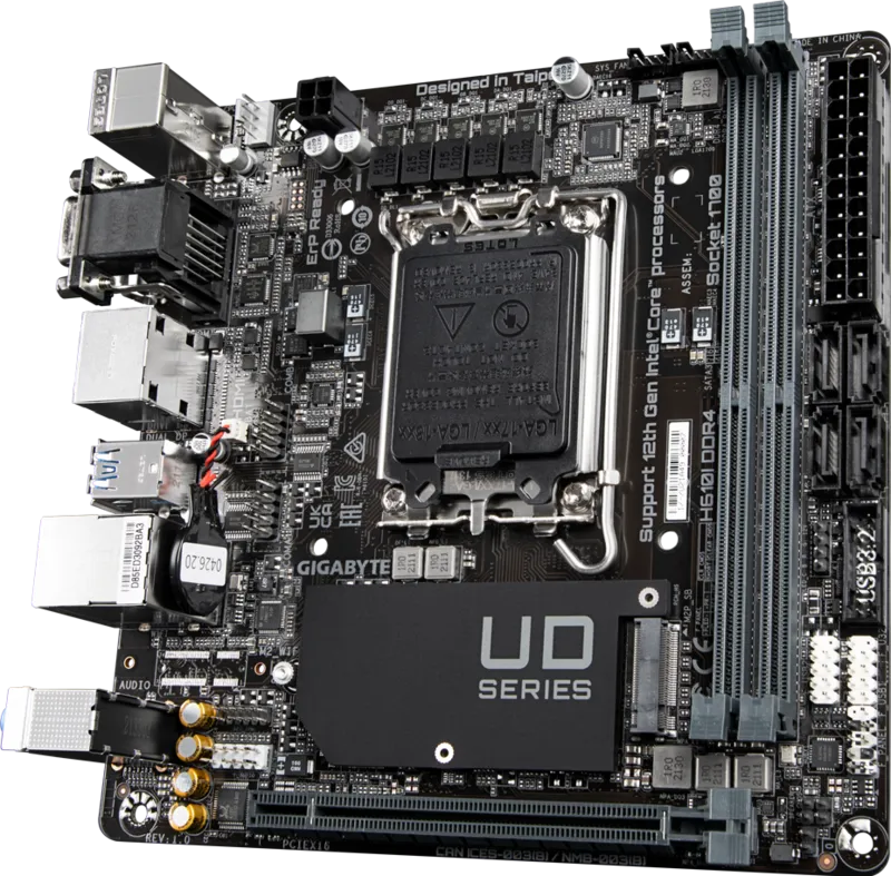 Placa de baza GIGABYTE H610I DDR4 LGA 1700 ITX (H610I DDR4) - GIGABYTE [3]