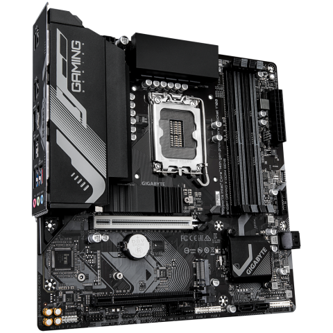 GIGABYTE Mainboard Desktop B760M GAMING X DDR4 GEN5 (LGA1700, 4xDDR4, 1xDP, 1xHDMI, 2.5GLAN, 1x PCIe x16 5.0, 2 x PCIe x16 PCIe 3.0 x4, 2xM.2, 4xSATAIII) mATX [2]