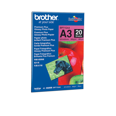 Consumabile Brother - Hârtie foto lucioasă A3 originală Brother BP71GA3