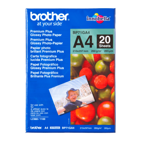 Consumabile - Hartie foto Brother BP71GA4 (20 coli, A4, 260 g/m2)
