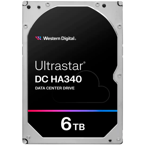 HDD. Hard Disk Drives - HDD Server WD Ultrastar DC HA340 6TB 512e SE, 3.5'', 256MB, 7200 RPM, SATA, SKU: 0B47077