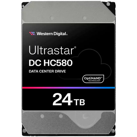 Servere, Storage & NAS - HDD Server WD Ultrastar DC HC580 24TB 512e SE, 3.5", 512MB, 7200RPM, SATA, NP3, SKU: 0F62796