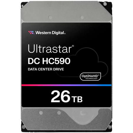 Hard disk uri - HDD Server WD Ultrastar DC HC590 26TB 512e SE, 3.5", 512MB, 7200RPM, SATA, NP3, SKU: 0F65672